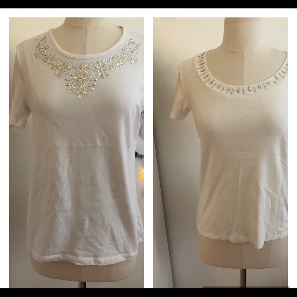 Beige Style&co./ Coral Bay white shirt
